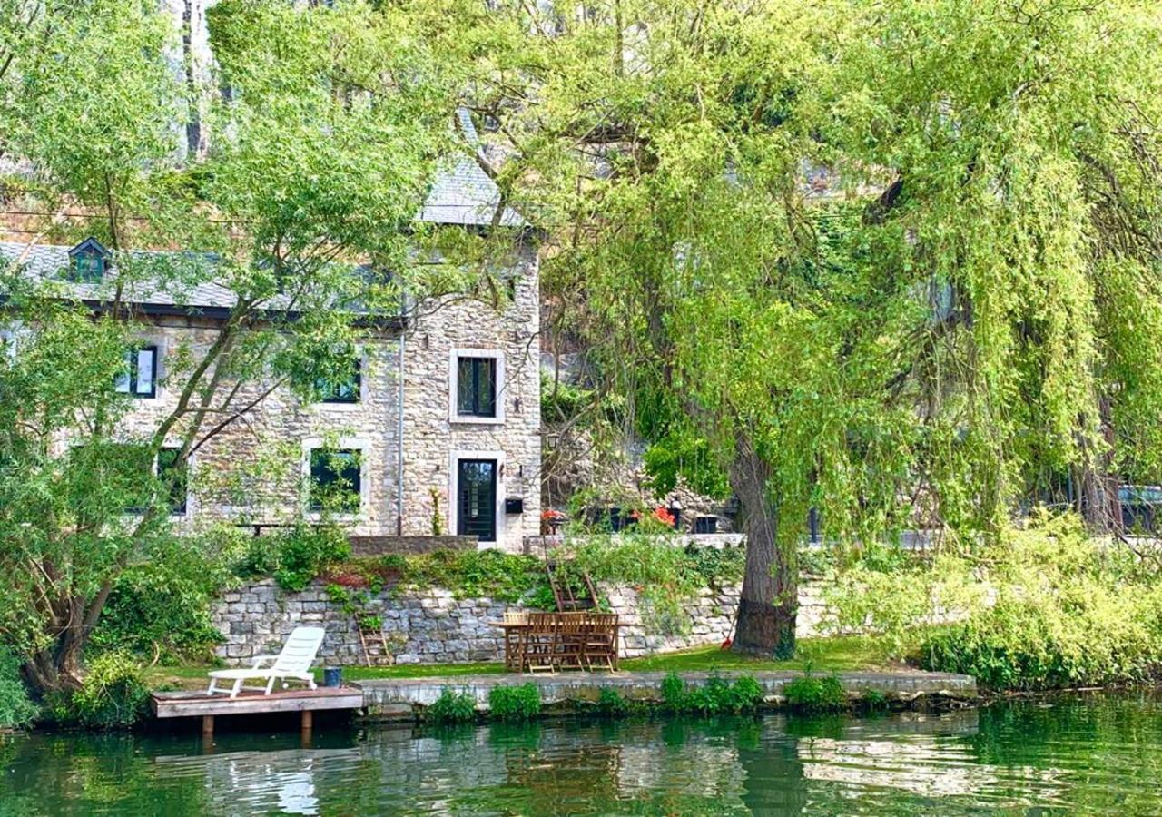 Pieds Dans L'Eau Private Wellness Bordure De Meuse Villa Lustin Eksteriør bilde